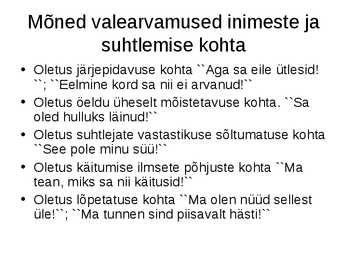 Psühholoogia konspekt powerpoint #111