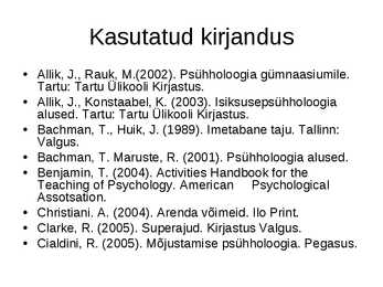 Psühholoogia konspekt powerpoint #166