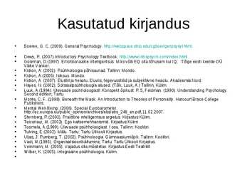 Psühholoogia konspekt powerpoint #167