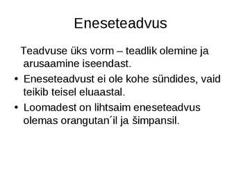 Psühholoogia konspekt powerpoint #19
