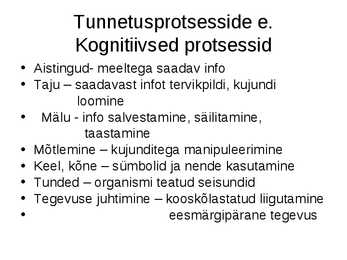 Psühholoogia konspekt powerpoint #20
