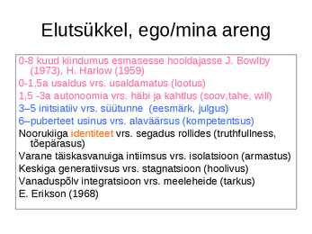 Psühholoogia konspekt powerpoint #33