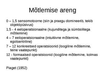 Psühholoogia konspekt powerpoint #34