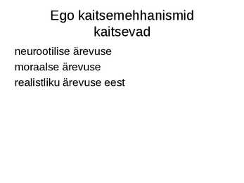 Psühholoogia konspekt powerpoint #41