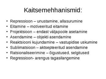Psühholoogia konspekt powerpoint #42