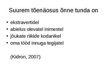 Psühholoogia konspekt powerpoint #65