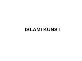 Islami kunst