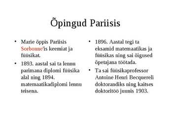 Marie Curie #4