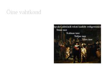 Rembrandt- Öine vahtkond- #5