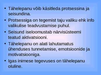 Tähelepanu #4