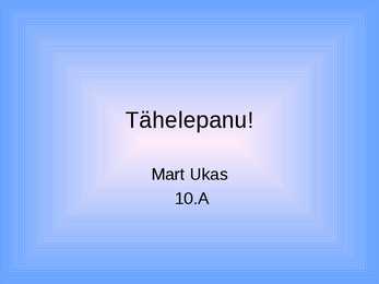 Tähelepanu