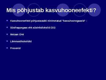 Kasvuhoonegaasid #3