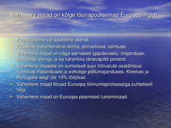 Vahemere maad #2