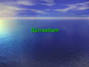 Sürrealism kirjanduses ja kunstis