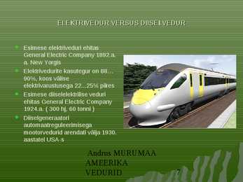 Ameerika vedurid #7