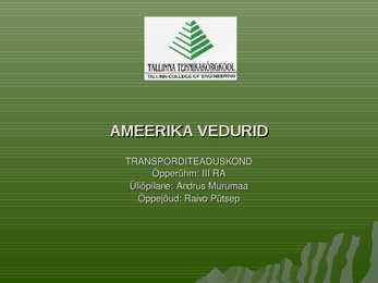 Ameerika vedurid