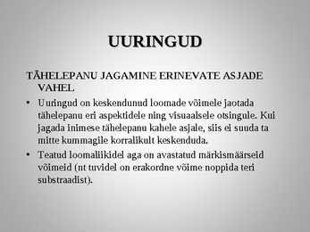 Loomadepsühholoogia #19