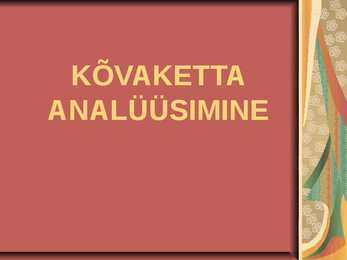 Kõvaketta analüüs