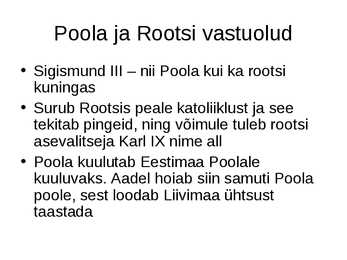 Eesti pärast Liivi sõda #2