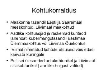 Eesti pärast Liivi sõda #7