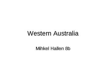 Western Australia