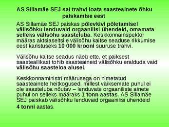Välisõhuseadus #12