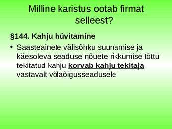 Välisõhuseadus #6