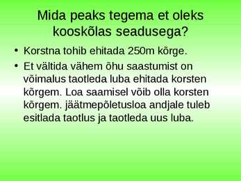 Välisõhuseadus #8