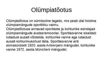 Olümpialiikumine #16