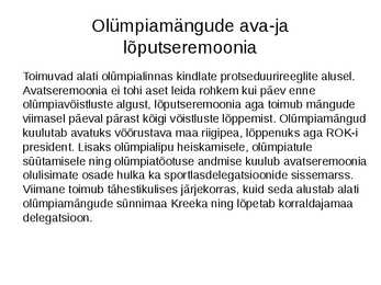 Olümpialiikumine #18