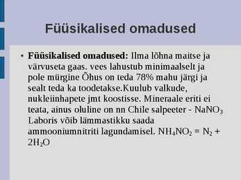 Keemia-Lämmastik #2