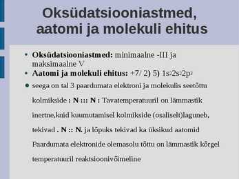 Keemia-Lämmastik #3