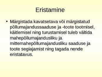 Mahepõllumajandus #7