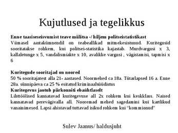 Haldaja roll ja võimalused hoone turvalisuse tagamisel #2