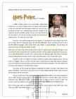 Harry Potter Worksheet #2