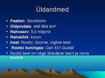 Presentatsioon rootsi #3