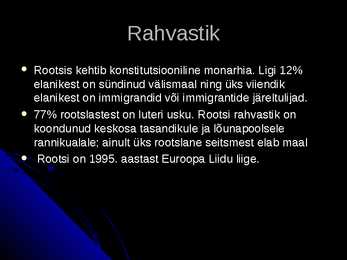 Presentatsioon rootsi #4