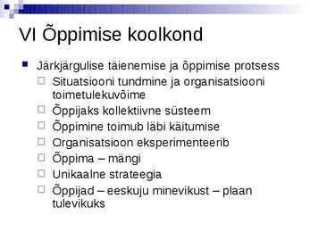 Strateegilise juhtimise olemus ja terminoloogia- #30