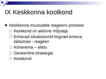 Strateegilise juhtimise olemus ja terminoloogia- #33