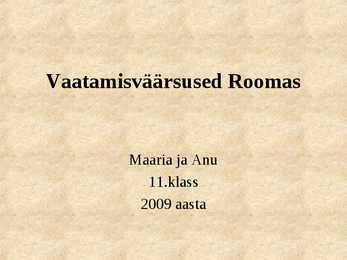 Vaatamisväärsused Roomas