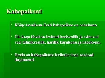 Eesti loomastik #16