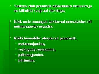 Eesti loomastik #20