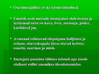 Eesti loomastik #6