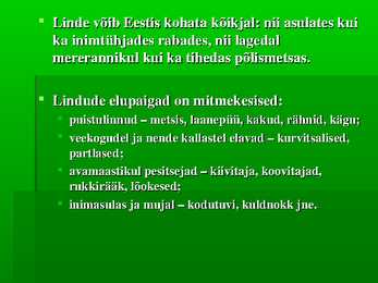 Eesti loomastik #9