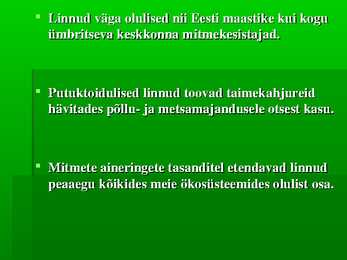 Eesti loomastik #10