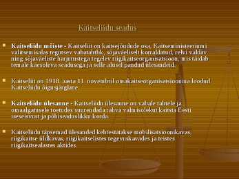 Kaitseliidu seadus #3