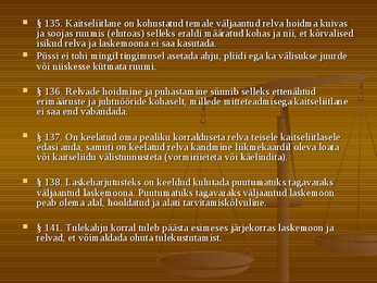 Relvade hoidmine-kandmine ja kasutamine #6