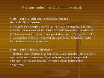 Relvade hoidmine-kandmine ja kasutamine #9