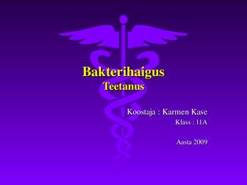 Bakterihaigus teetanus