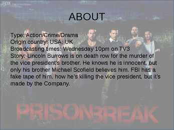 Prison Break sisututvustus #2